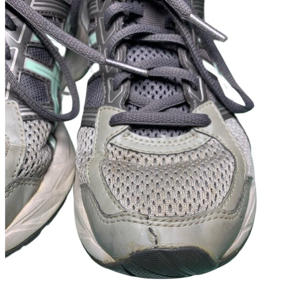 Asics Gel Contend 4 Women's Size 7 Aqua Gray Running Shoes - Picture 2 of 8